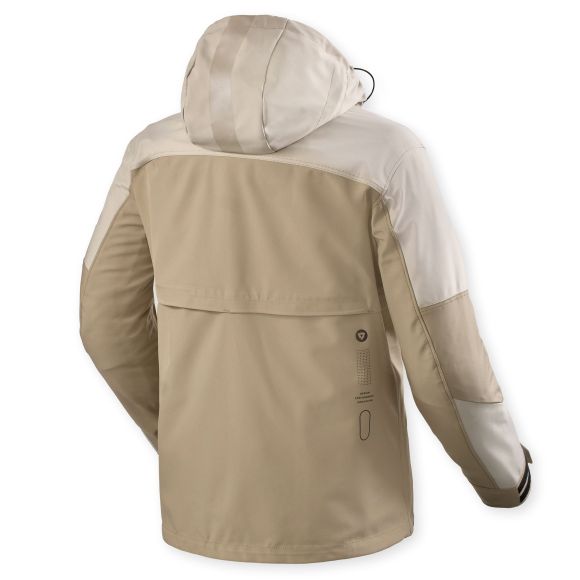 Motorcycle jacket Rev it Altair H2O - Beige / BlackRef: RI1677