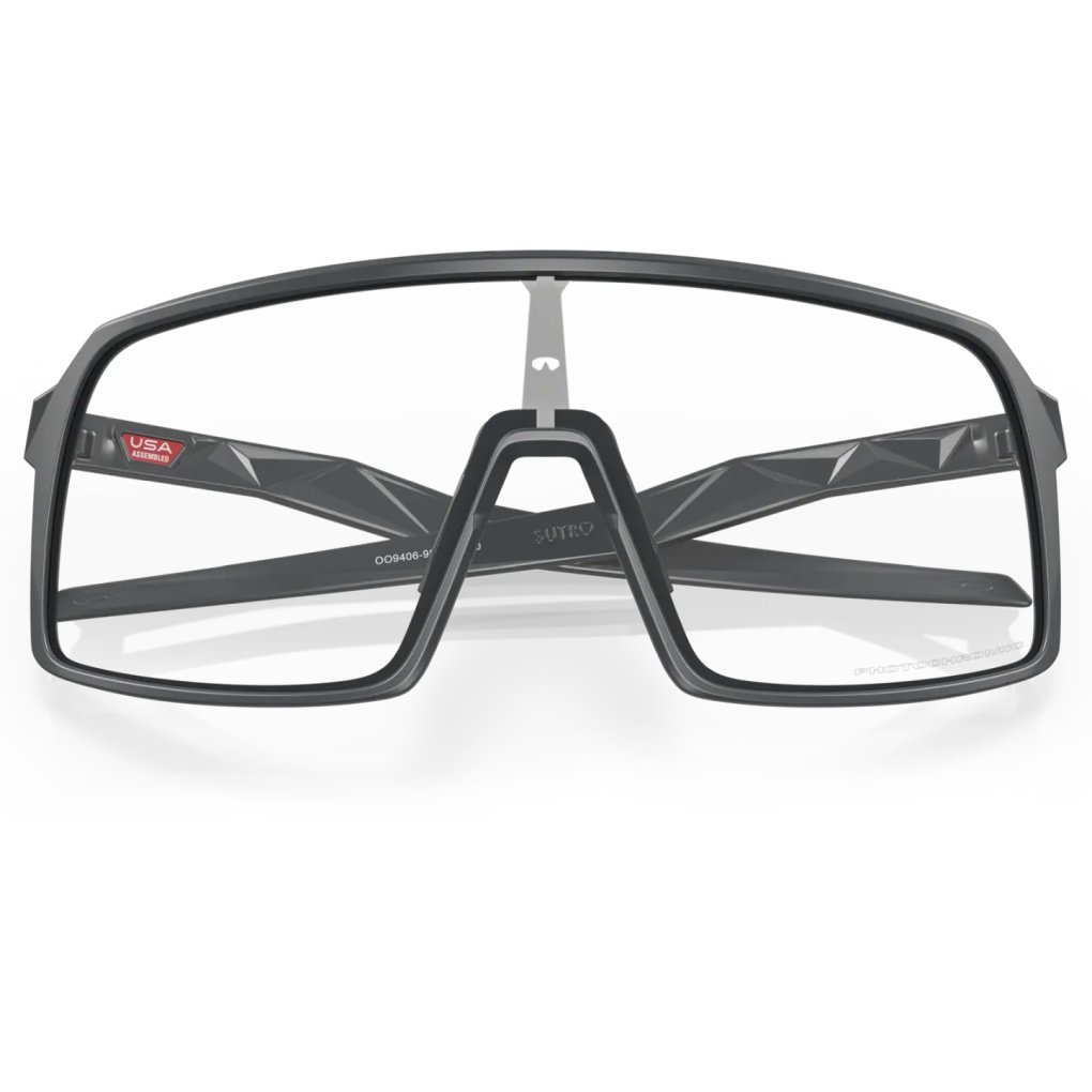 Oakley Sutro Glasses - Matte Carbon/Clear Photochromic - OO9406-9837