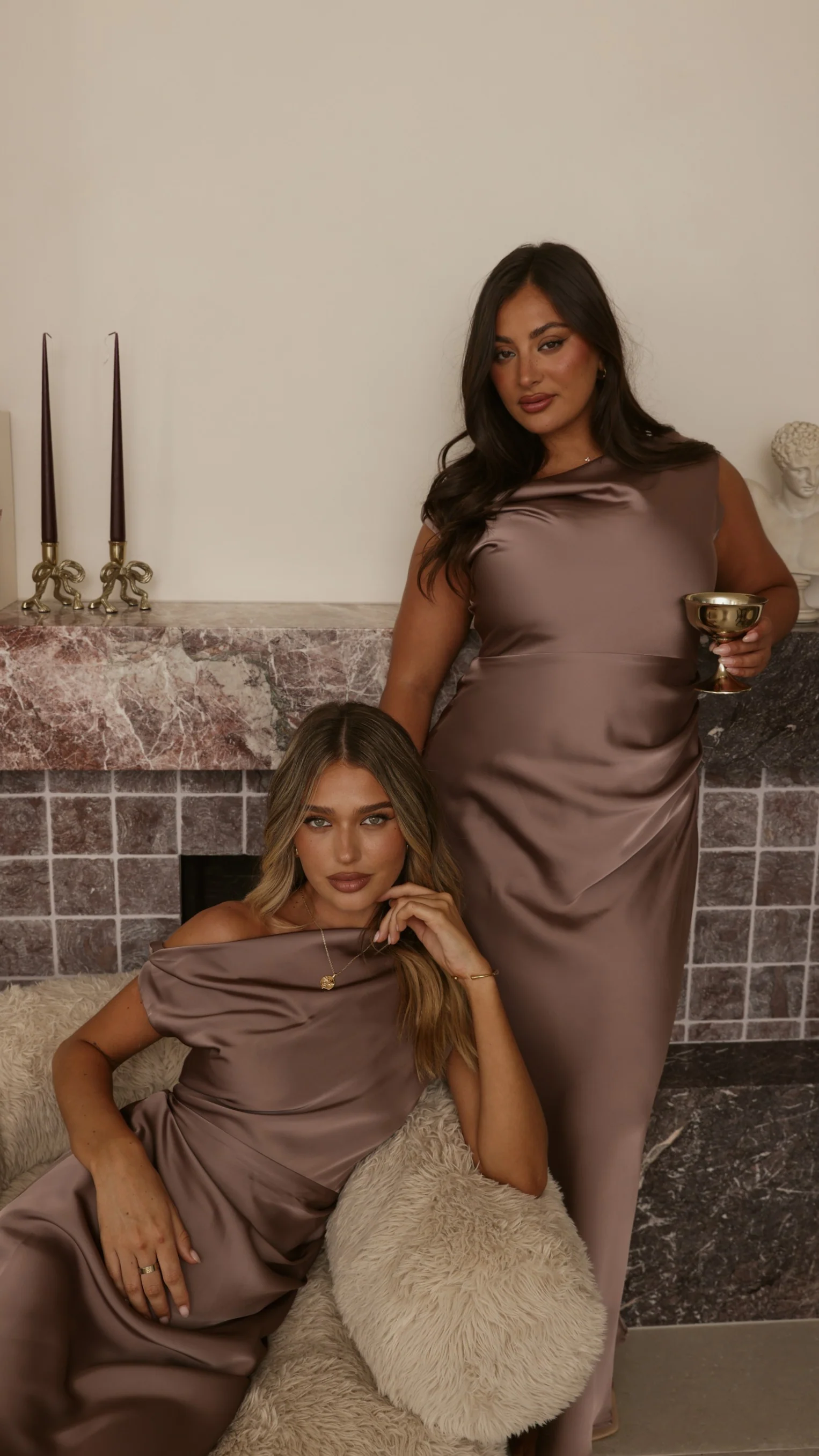 Gigi Maxi Dress - Mushroom