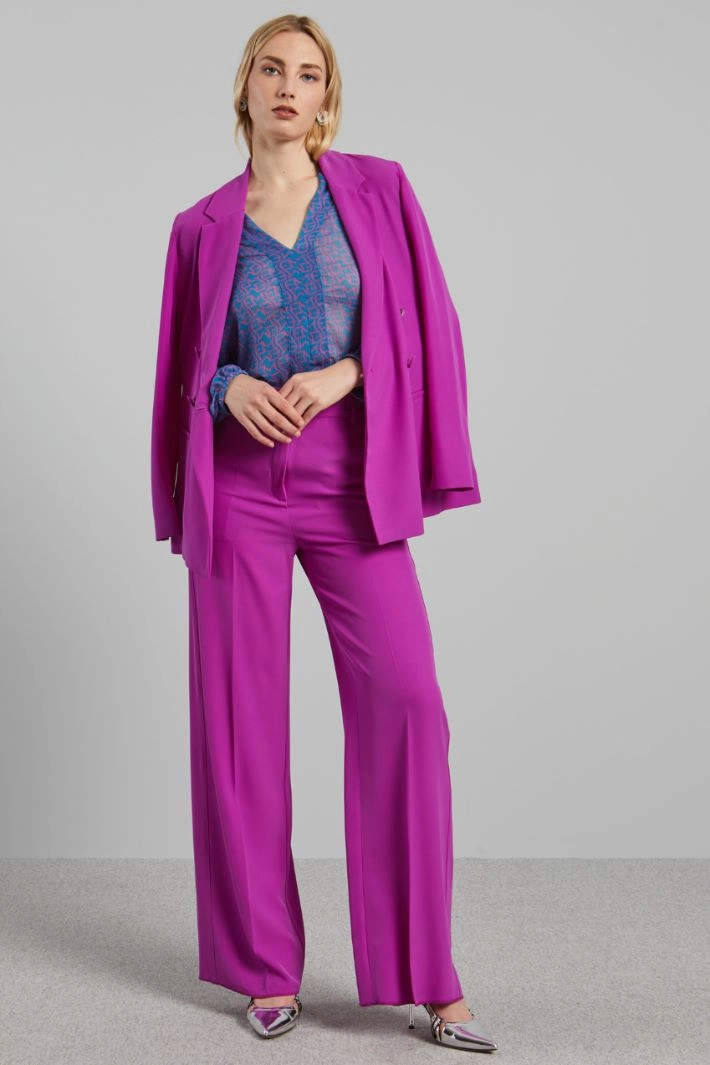 Fluid cady blazer - CYCLAMEN
