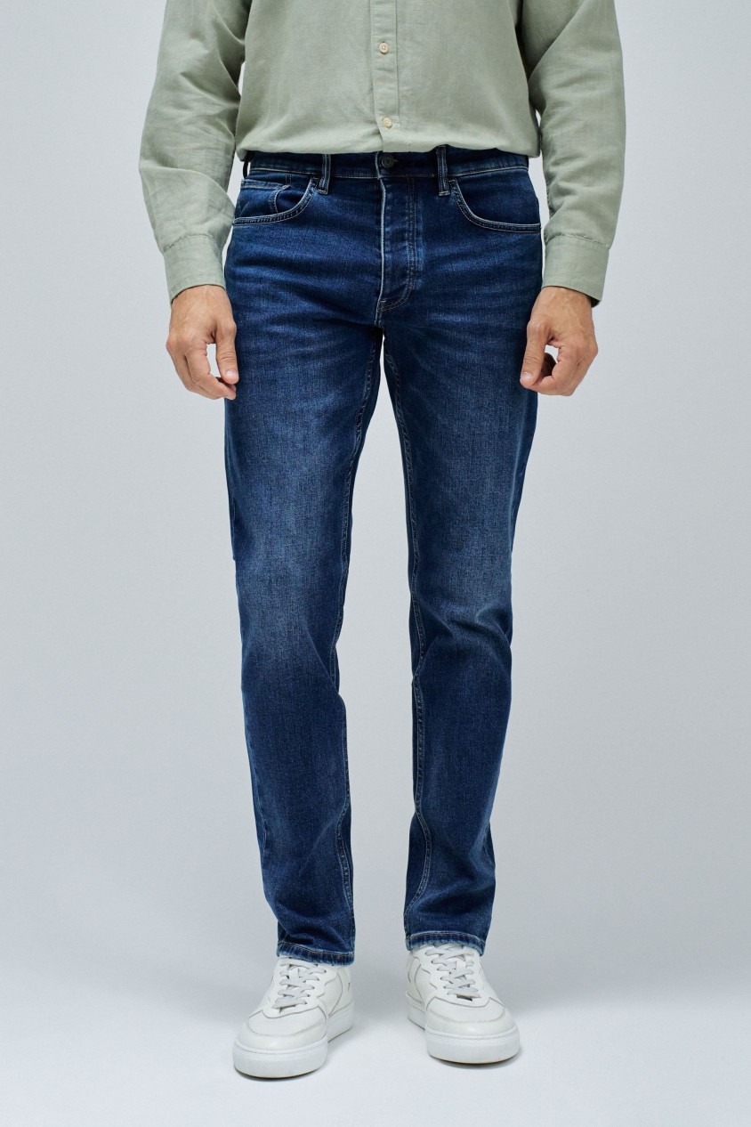SLIM FIT COOLMAX JEANS