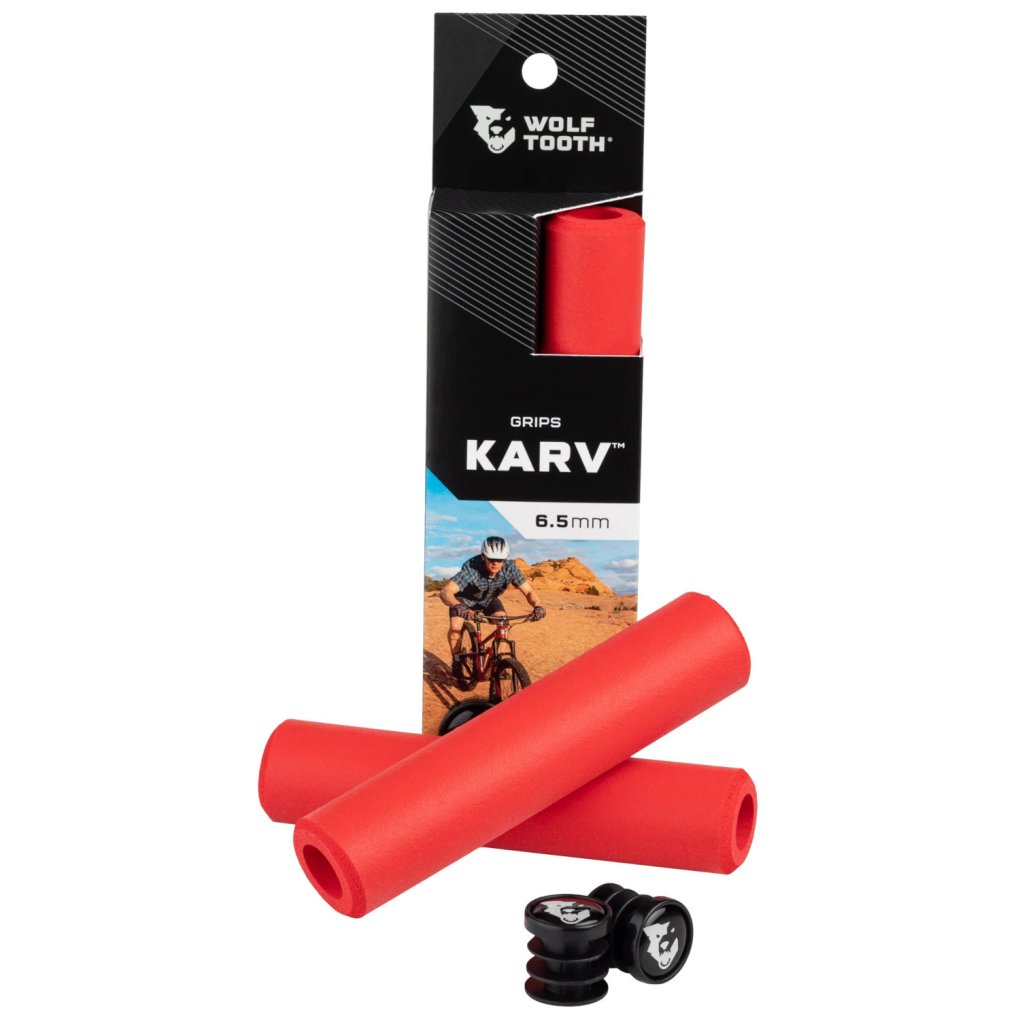Wolf Tooth KARV Grips - red
