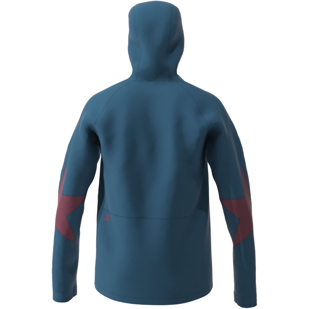 Zimtstern Shelterz Softshell MTB-Jacket Men - French Navy/Windsor Wine