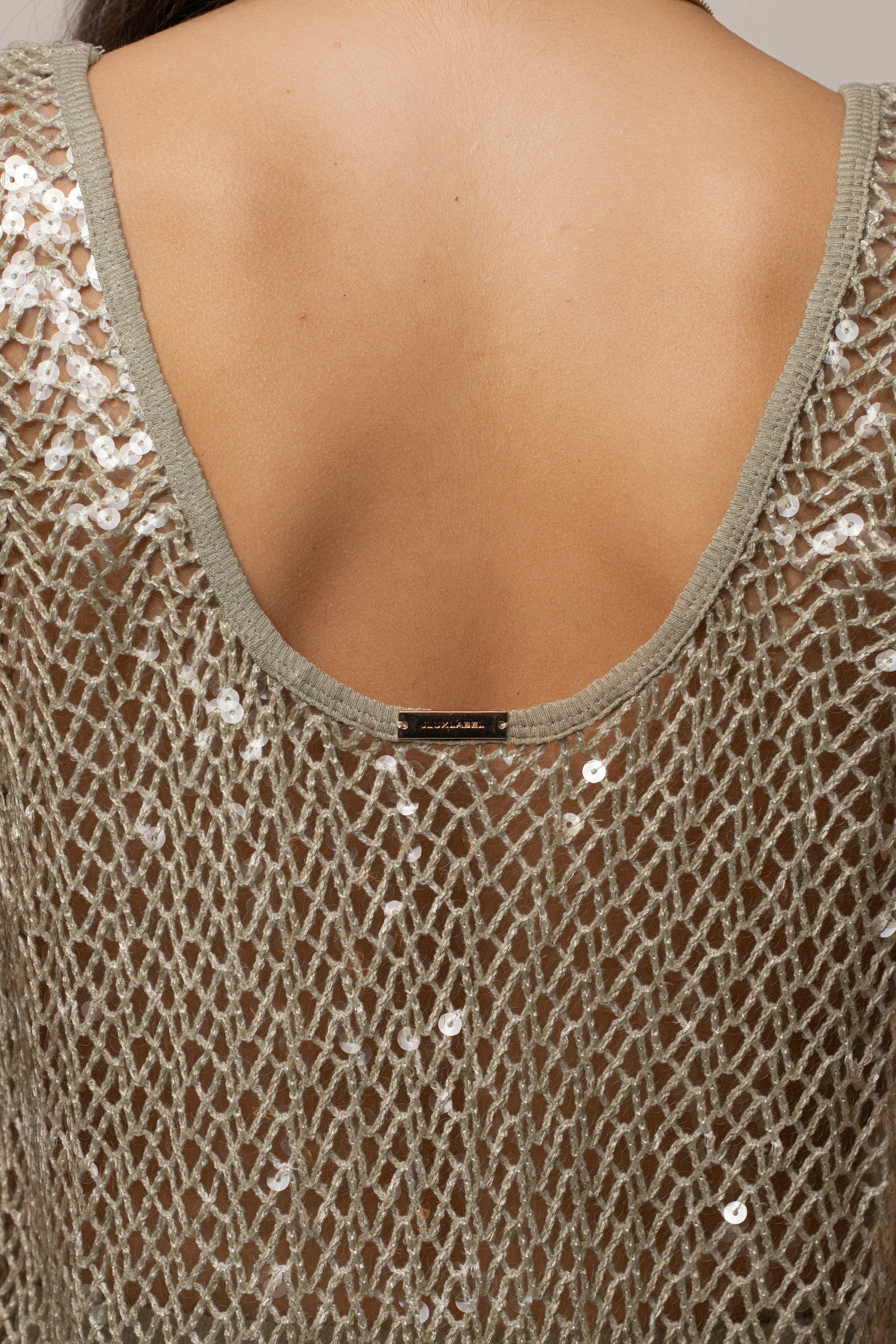 Sage High Seas Sequin Top