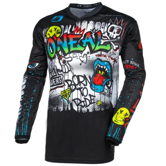 O'Neal ELEMENT - RANCID V24 2023 cross Jersey - Black / WhiteRef: OL1971