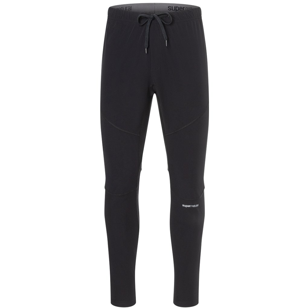 SUPER.NATURAL Alpine Active Pants Men - Jet Black/Jet Black