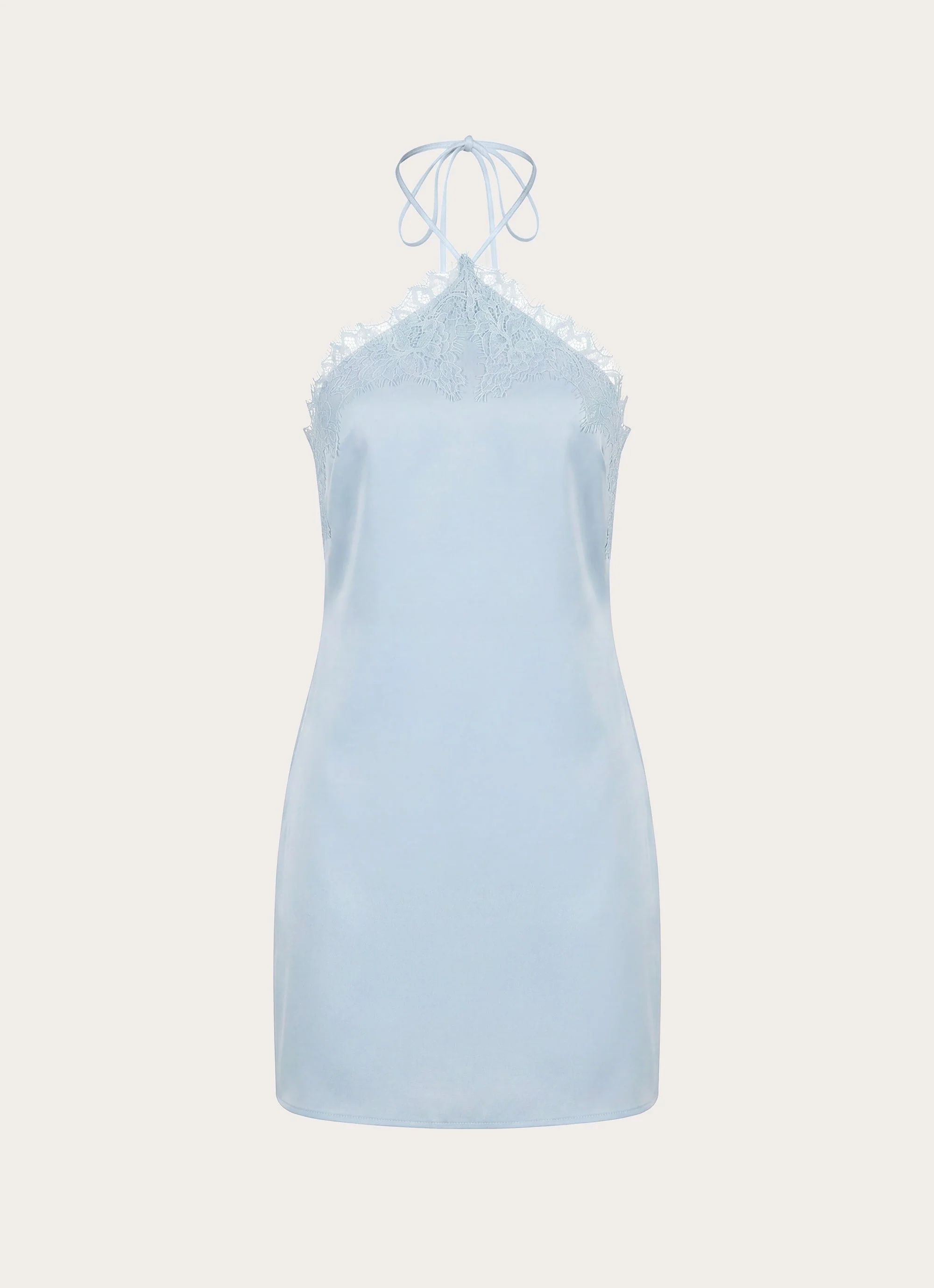 Samaria Halter Mini Dress - Mint