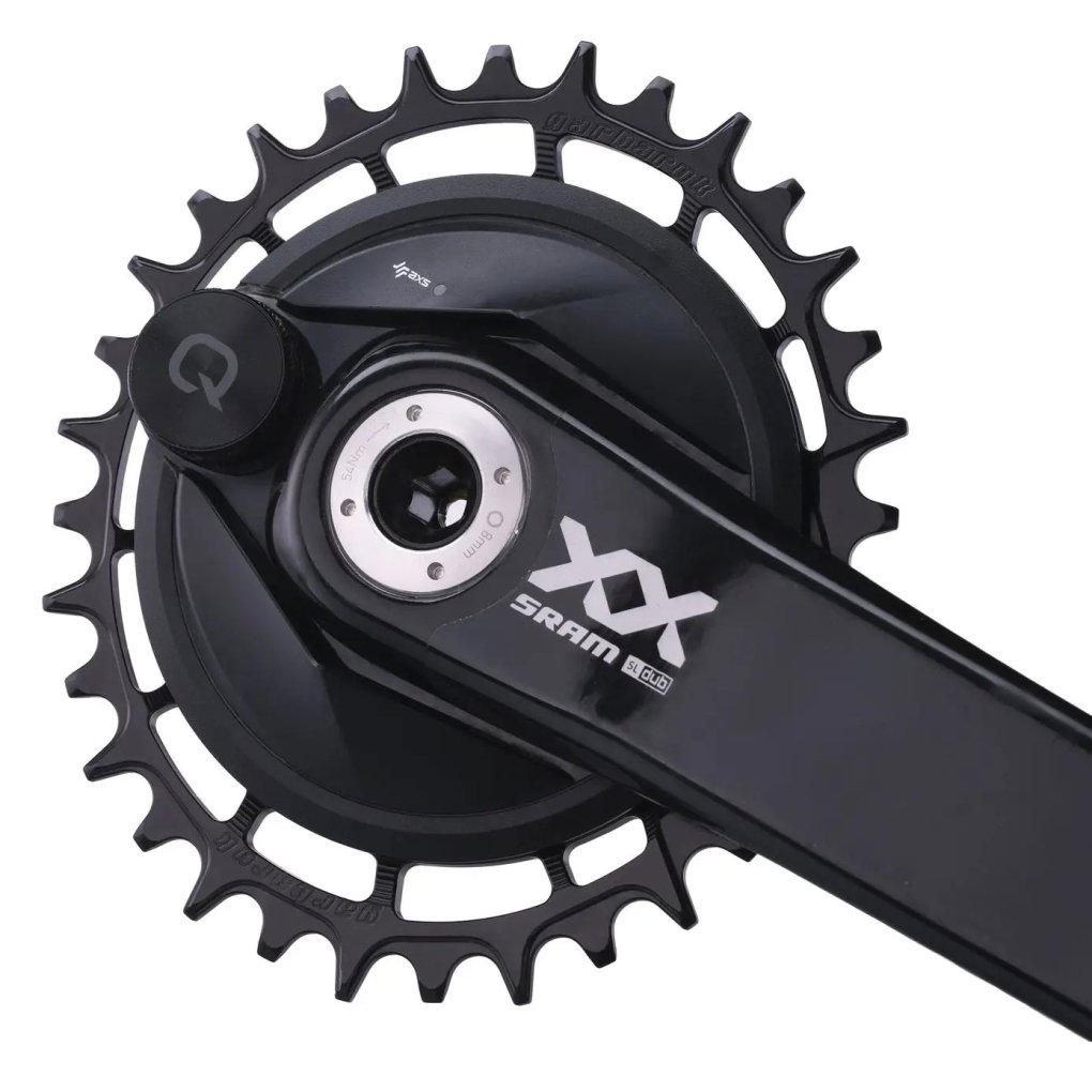 Garbaruk Chainring - MTB | Thread Mount | for Powermeter (XX / XX SL) - oval | black
