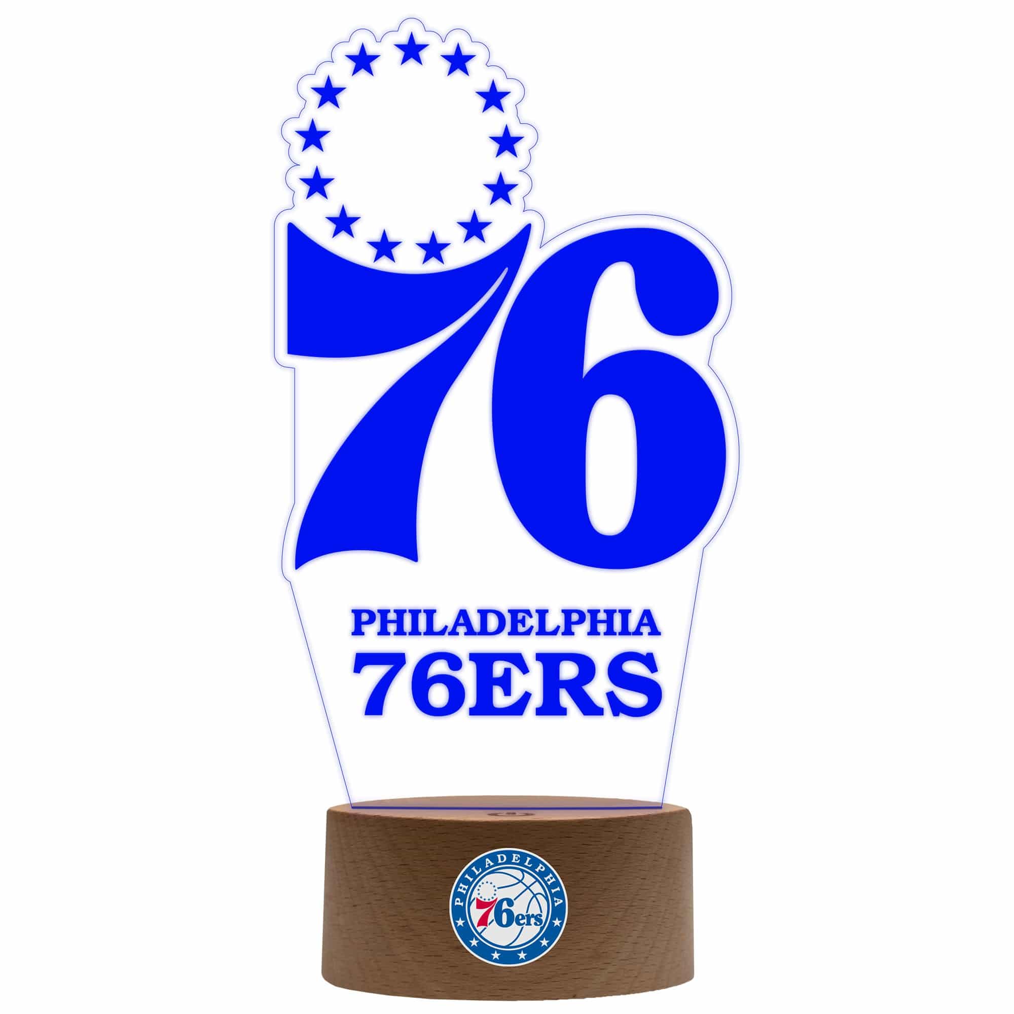 Philadelphia 76ers NBA Team Logo LED Sign