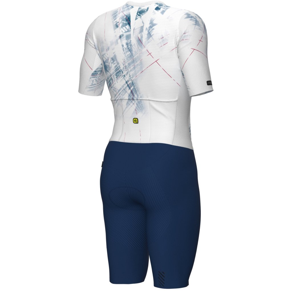 Alé PR-E Mirror Strada Short Sleeve Skinsuit Men - ink blue