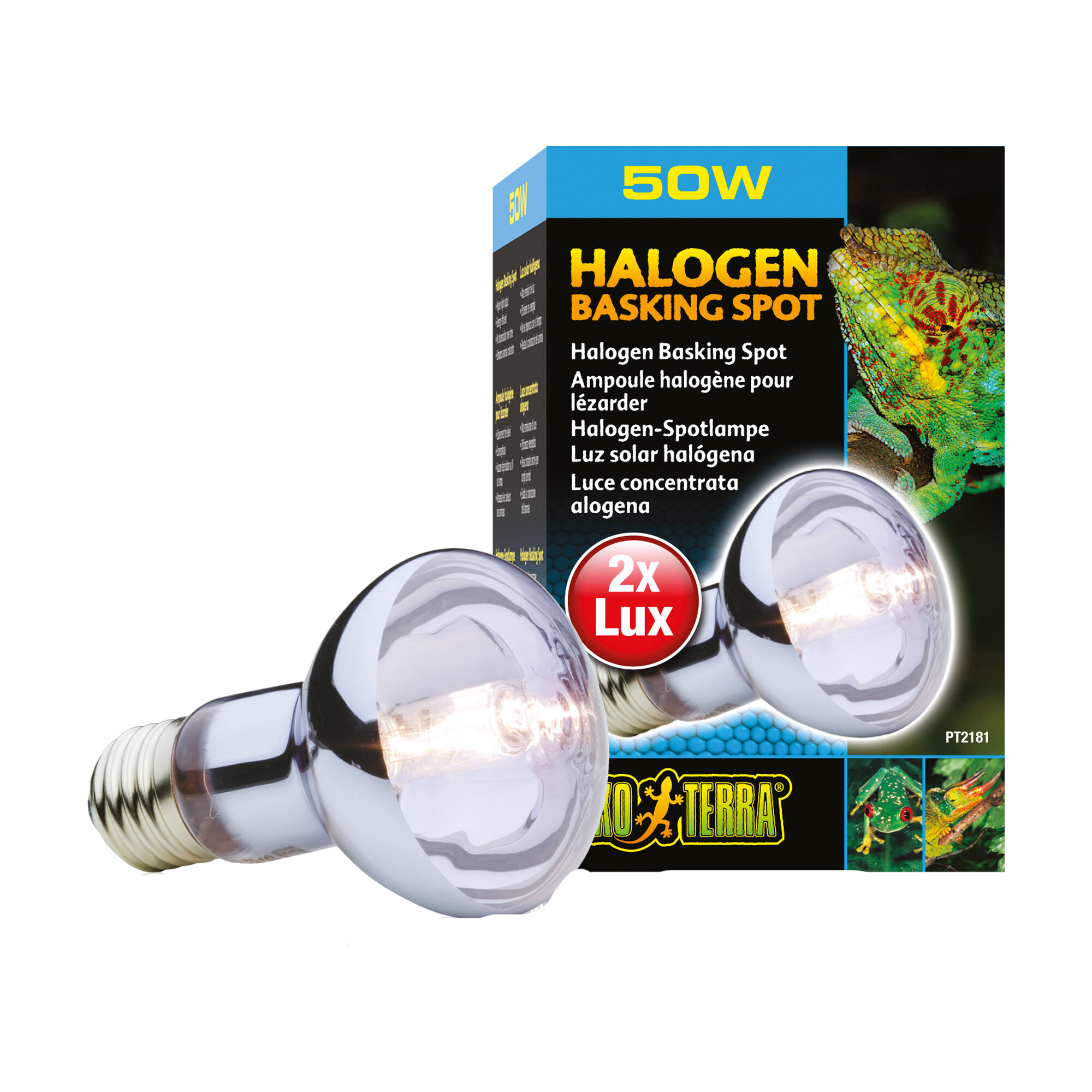 Exo Terra Sun Glo Halogen Daylight Lamp - 50W