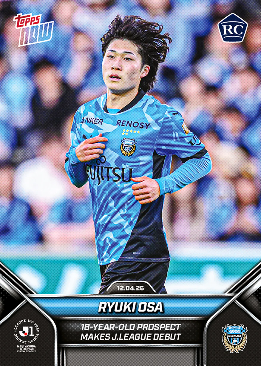 Ryuki Osa - 2026 J.League® Topps NOW® - Card 10
