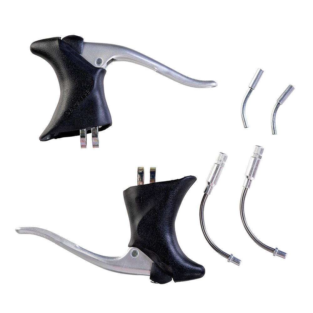 Dia Compe 287V - Brake Lever - Road | Pair | V-Brake | 23.8mm - black/silver