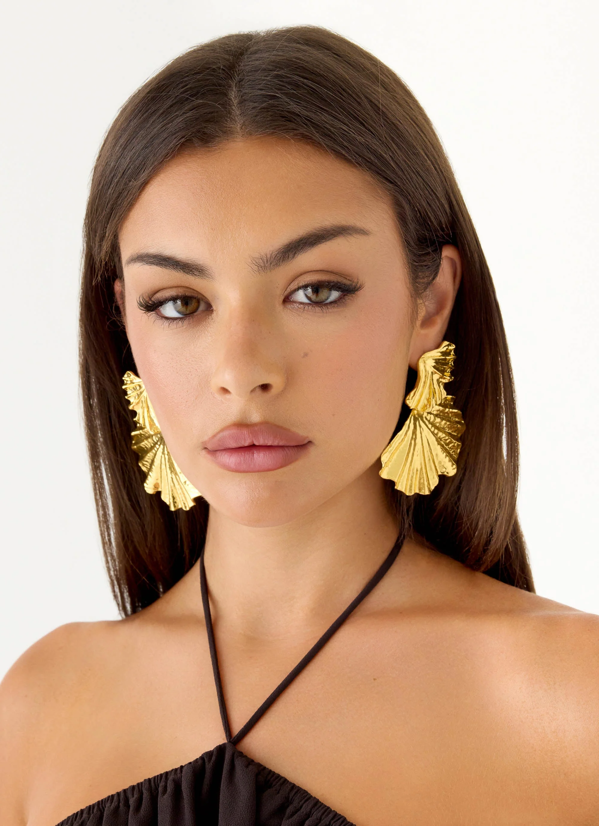 Spring Whisper Earrings - Gold