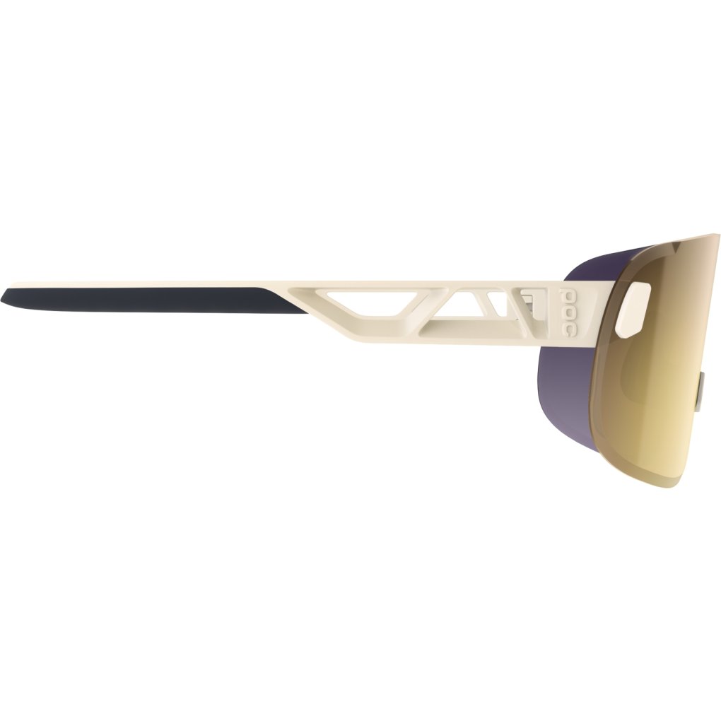 POC Elicit Glasses - Okenite Off-White - Clarity Road/Partly Sunny Gold | Clear