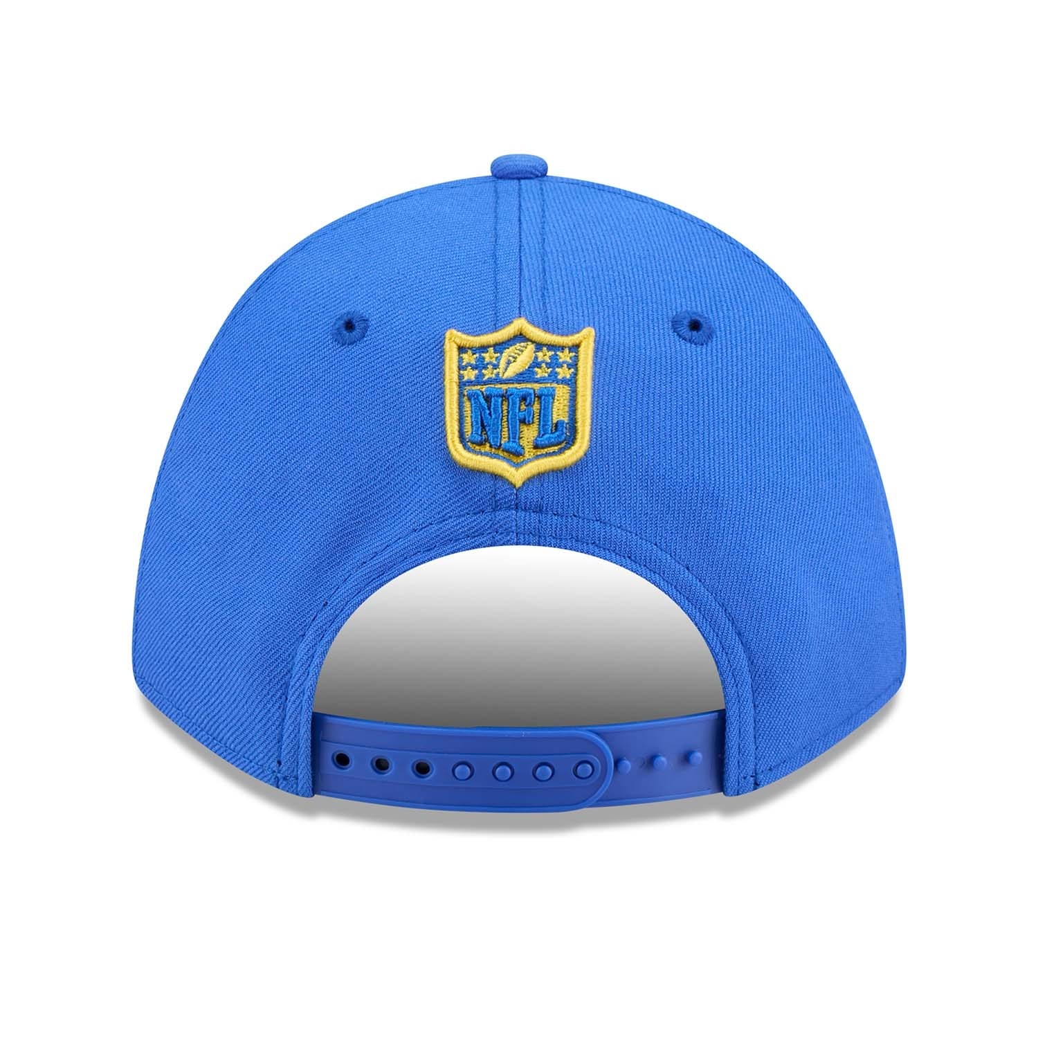 Los Angeles Rams NFL Team Logo New Era 9FORTY M-Crown Snapback Cap Blue