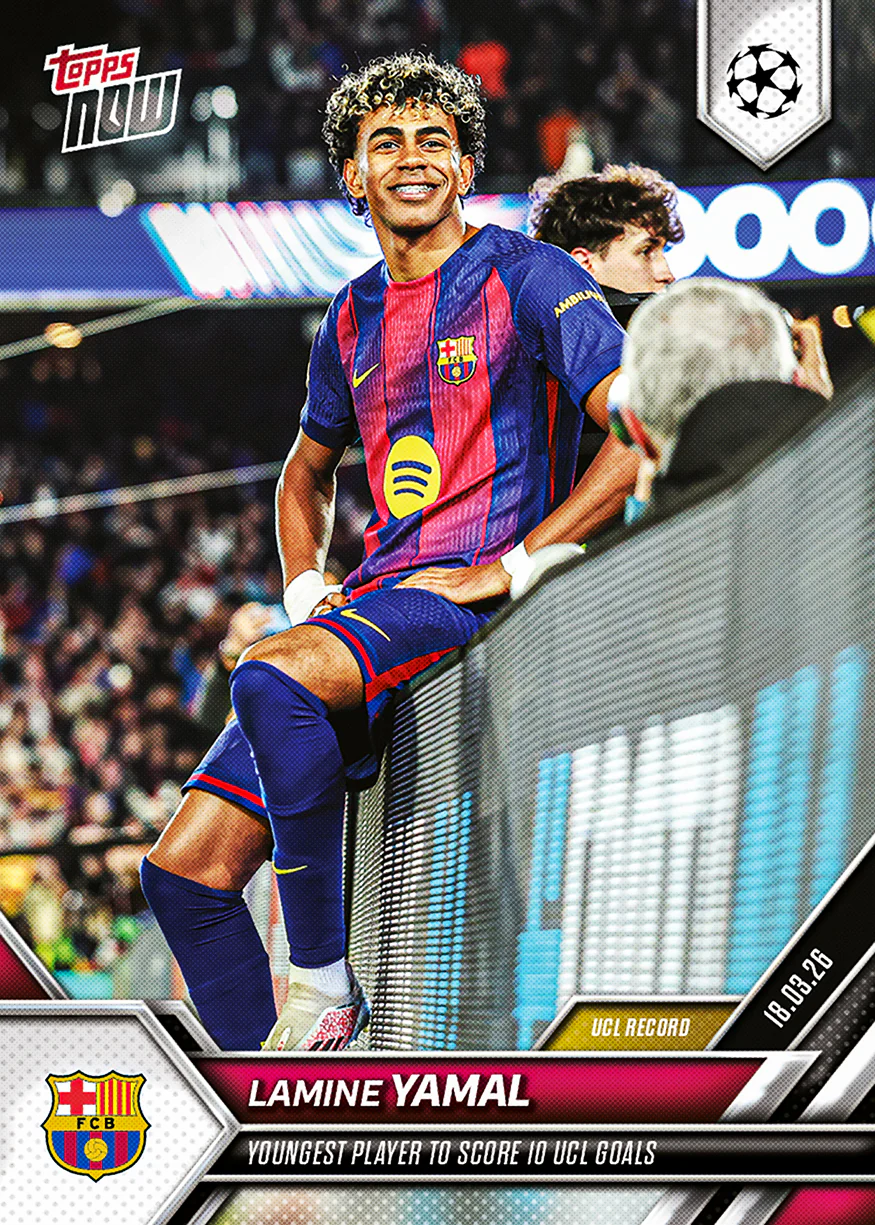 Lamine Yamal - 2025-26 UCL Topps NOW® - Card 112 - PR: 10135