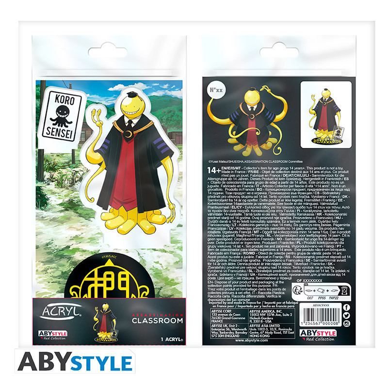 ASSASSINATION CLASSROOM Acryl® Koro yellow