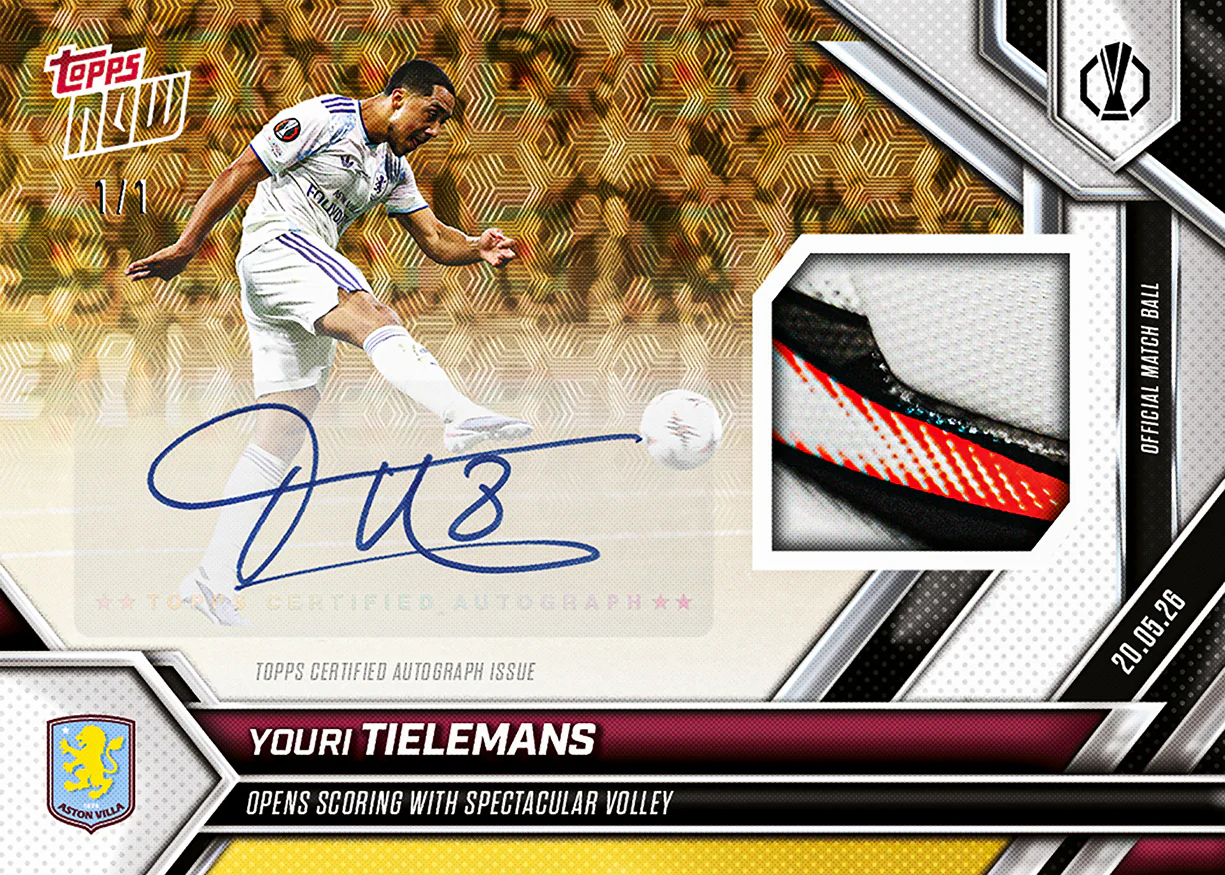 Youri Tielemans - 2025-26 UEL Topps NOW® - Card 33