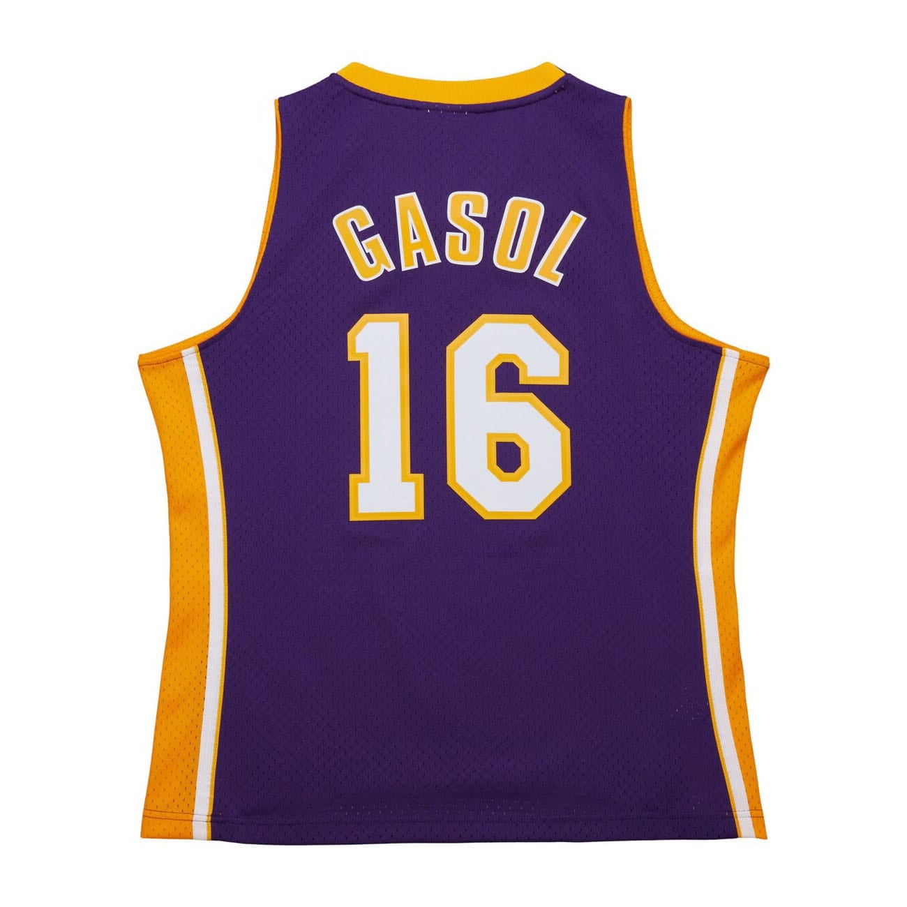 Pau Gasol #16 Los Angeles Lakers 2009-10 Mitchell & Ness Swingman NBA Jersey Purple
