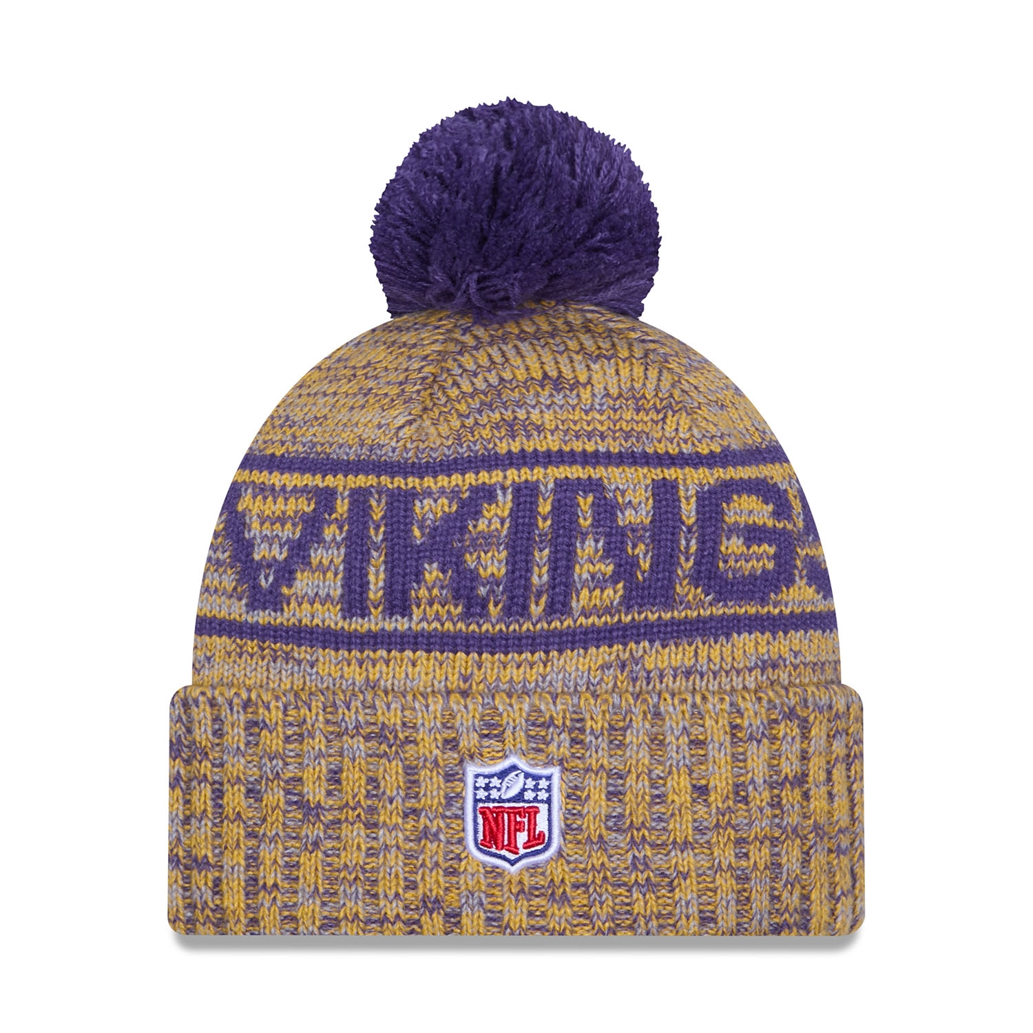 Minnesota Vikings Throwback 2025 NFL Sideline Sport Knit Hat