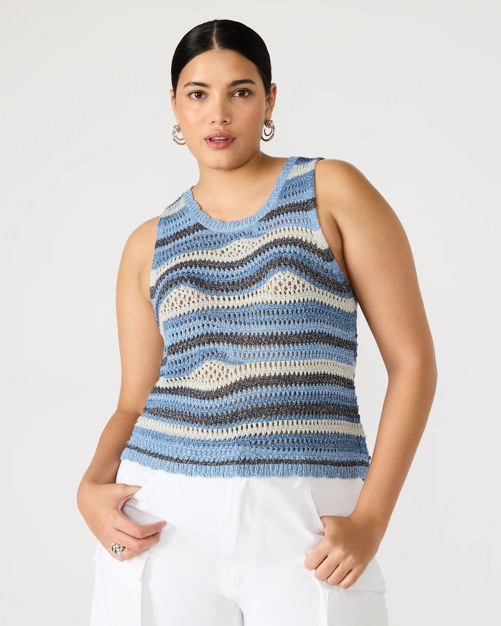 Hannah Top Blue Multi