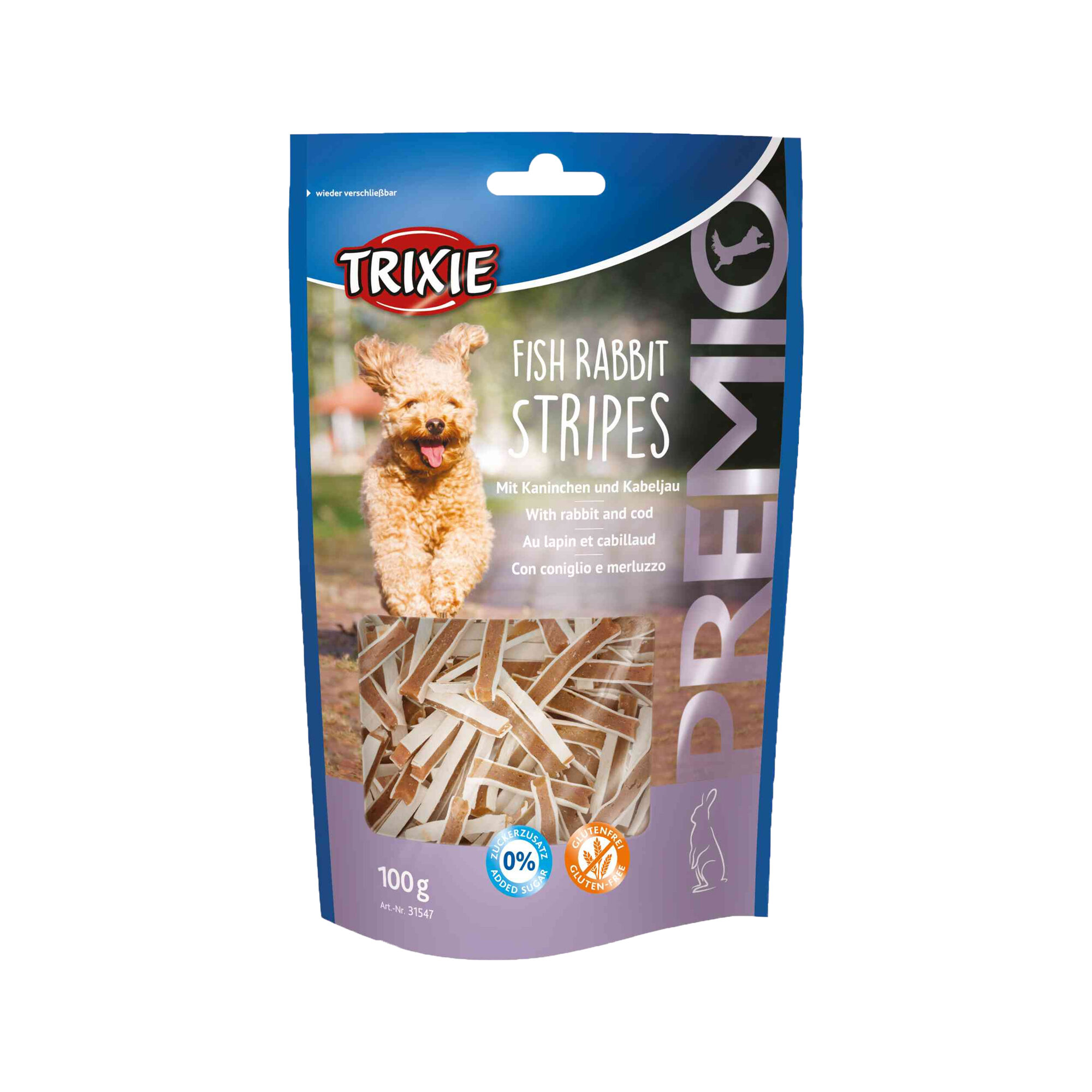 Trixie Premio Fish Rabbit Stripes - 100 g