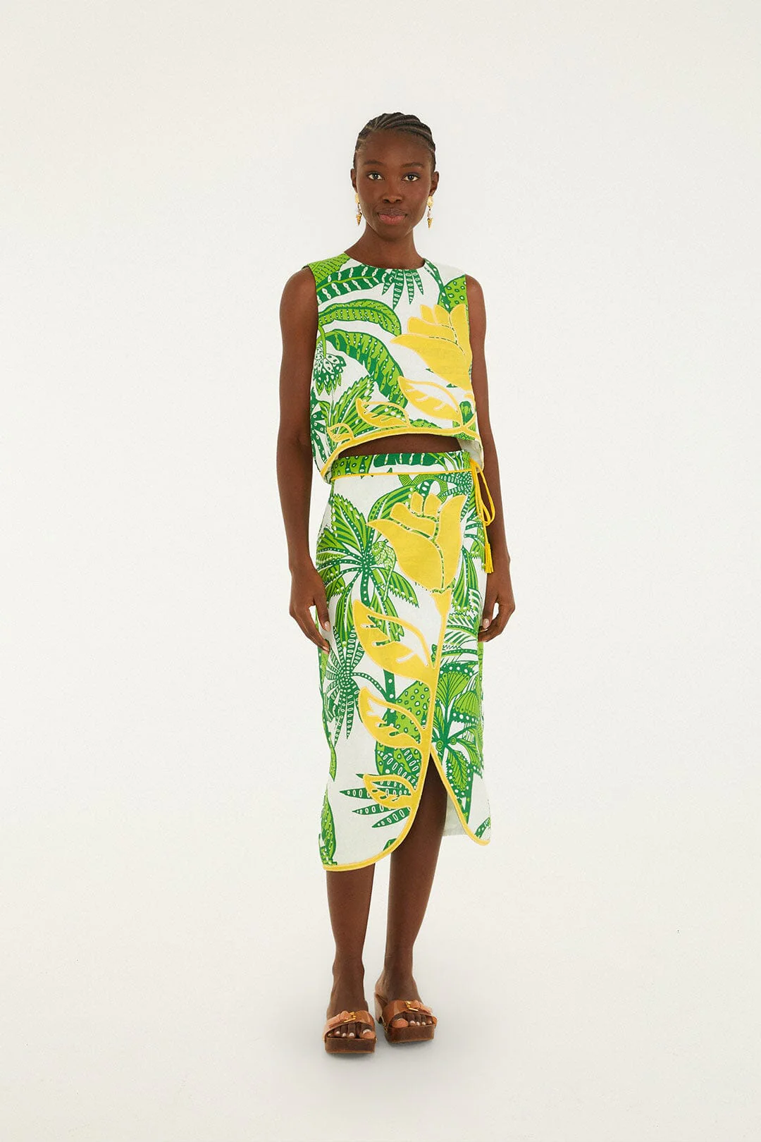 Off-White Amazon Graphic Midi Skirt