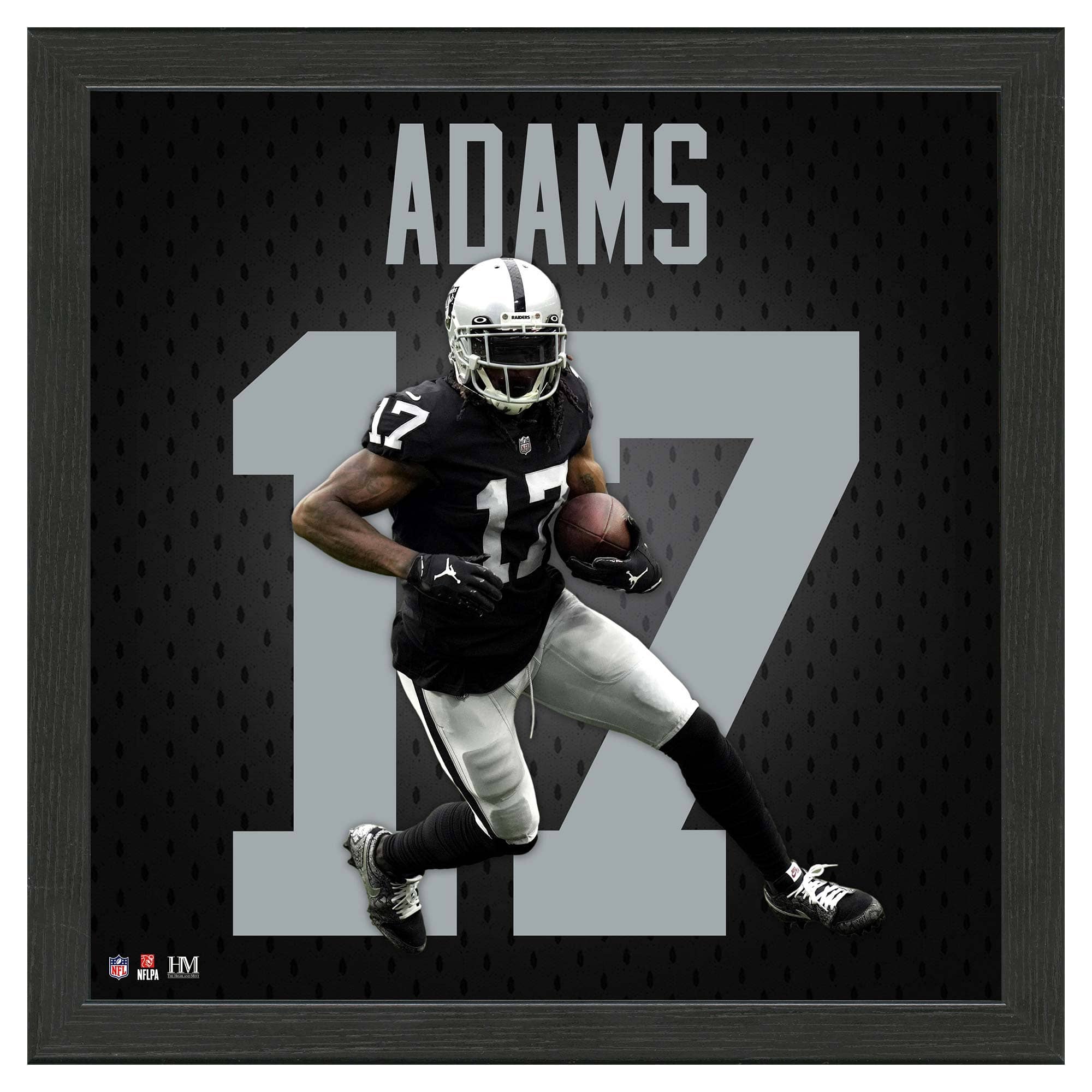 Davante Adams #17 Las Vegas Raiders Impact Jersey Framed NFL Photo