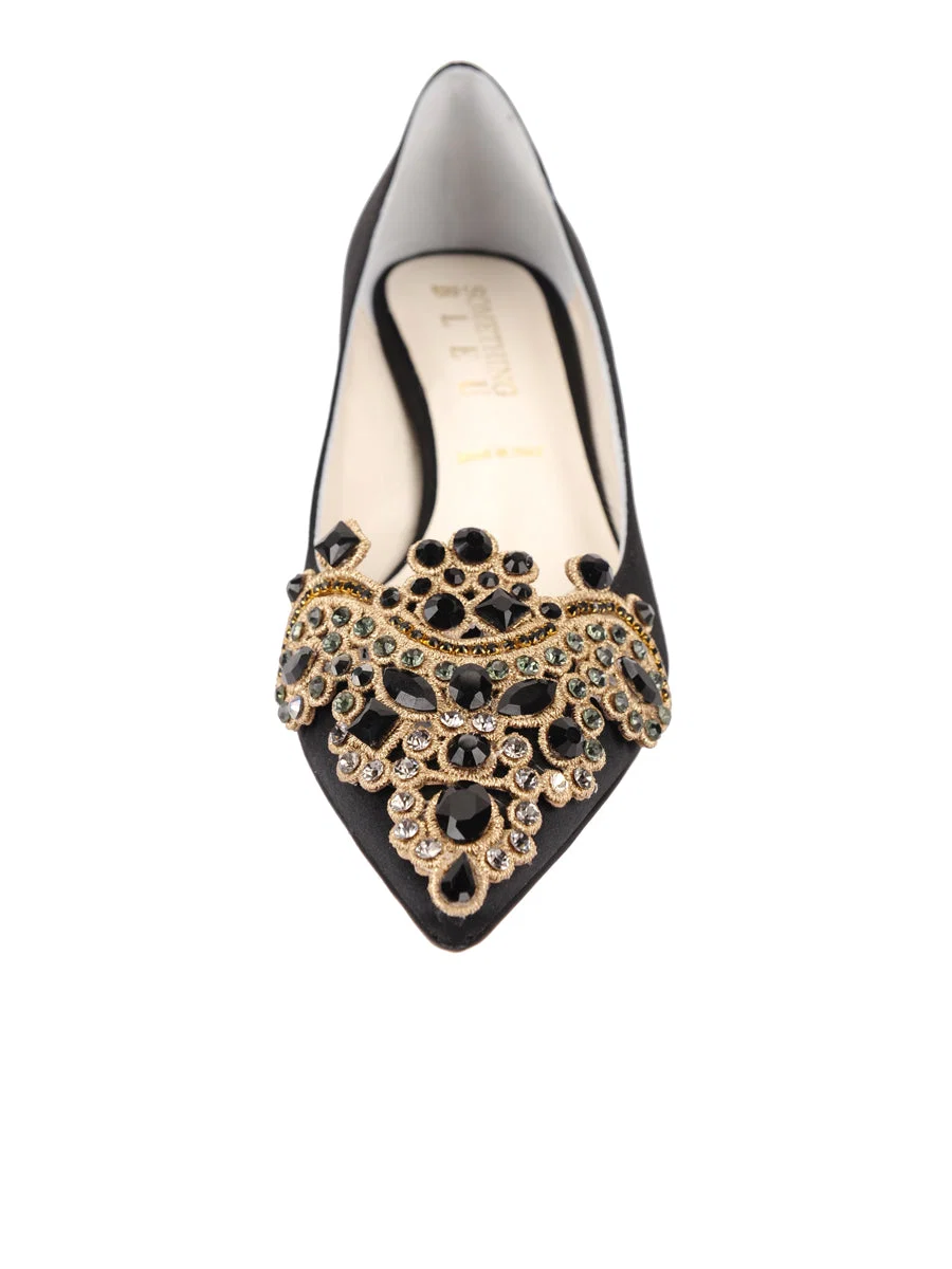 Brinsley Pointed Toe Kitten Heel
