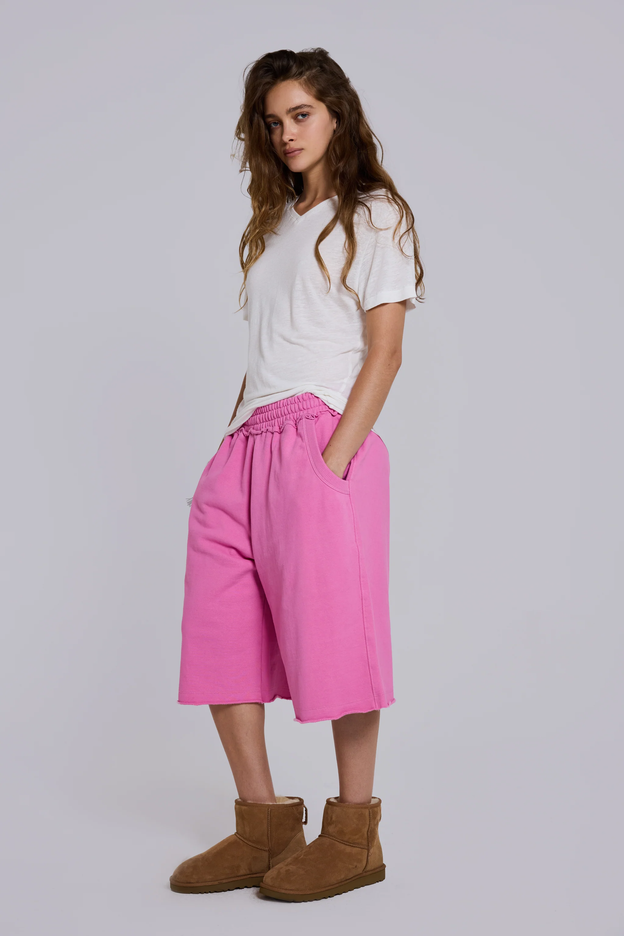Pink Monster Jogger Shorts