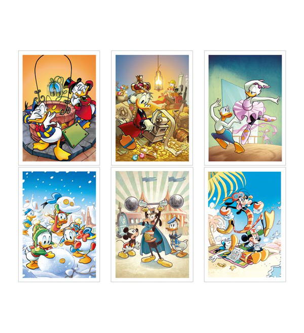 Panini Donald Duck 90 Stickers & Cards - Album + 1 Box (=36 Packets)