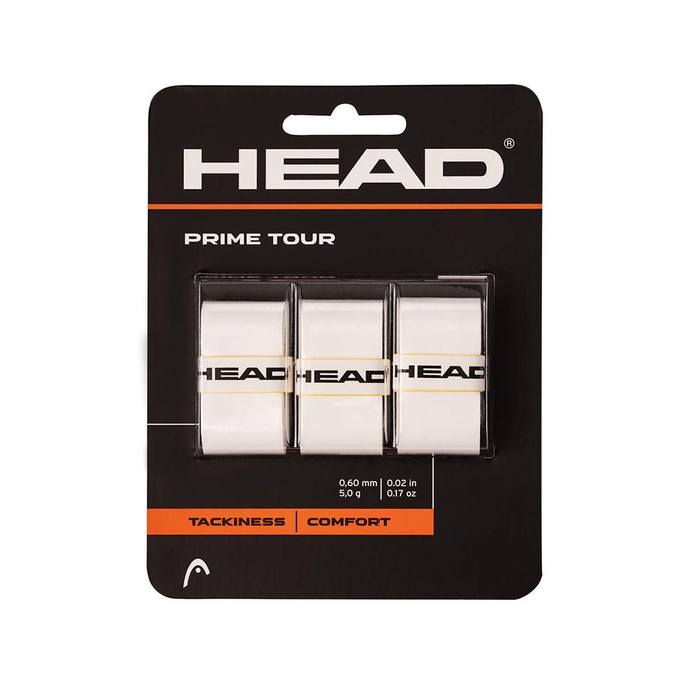 BLISTER 3 PCS. OVERGRIP HEAD PRIME TOUR WHITE