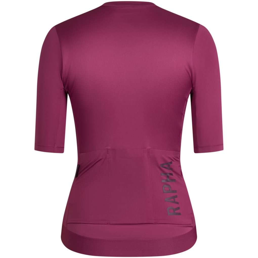 Rapha Pro Team Training Short Sleeve Jersey Women - raspberry/plum