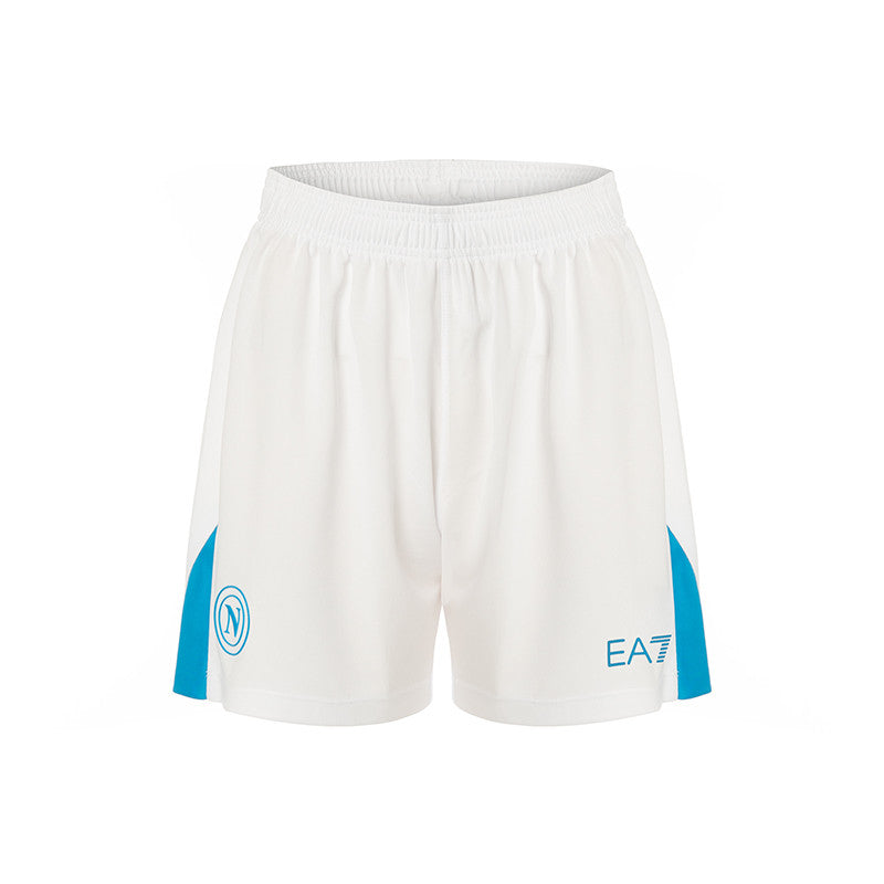 SSC Napoli White/Sky Blue Shorts 2024/2025