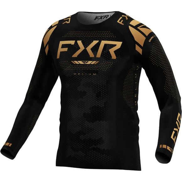 Maillot cross FXR HELIUM MX 25 ENFANT 2026 - Noir / JauneRef : FXR0857