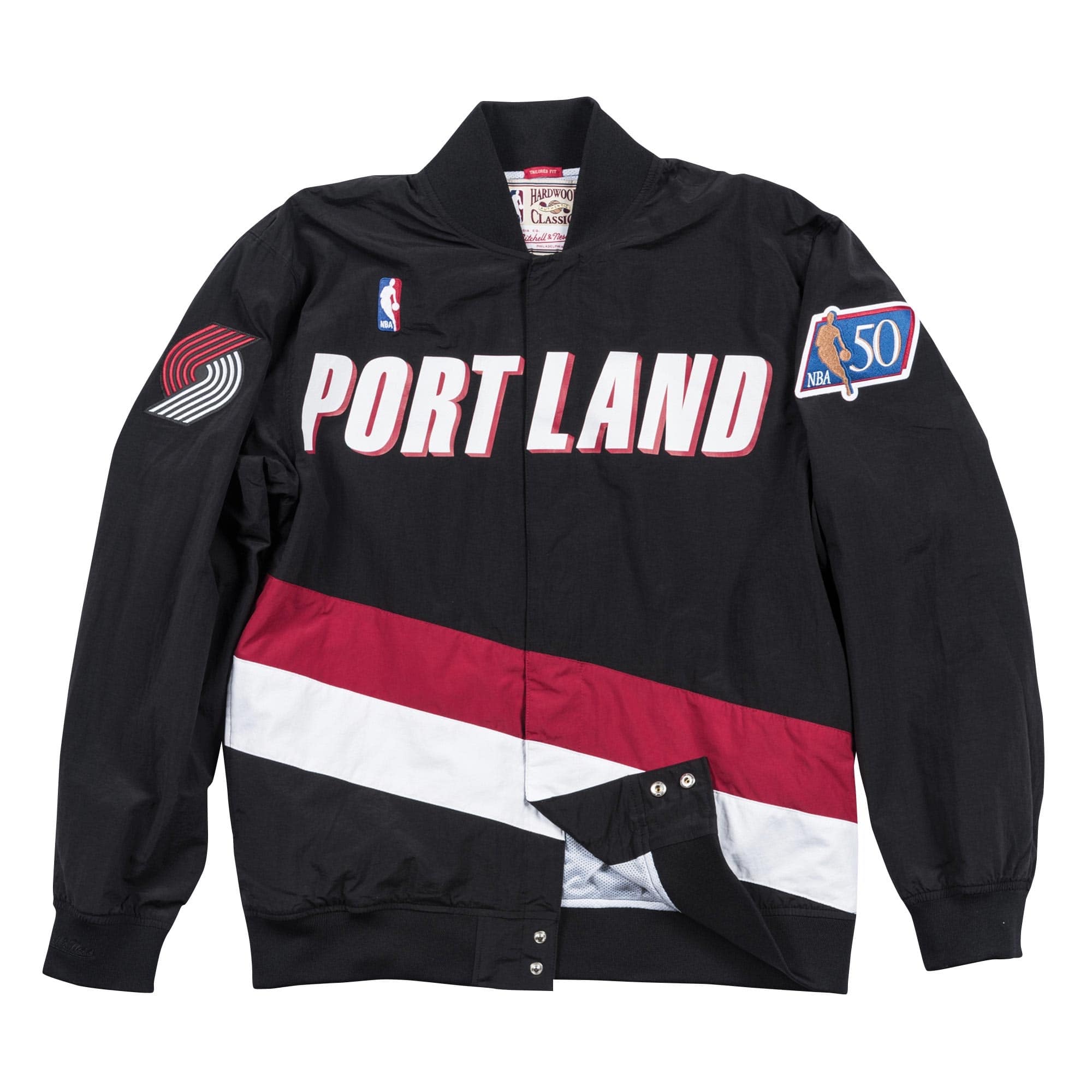 Portland Trail Blazers 1996-97 Authentic Warm Up Mitchell & Ness NBA Jacket