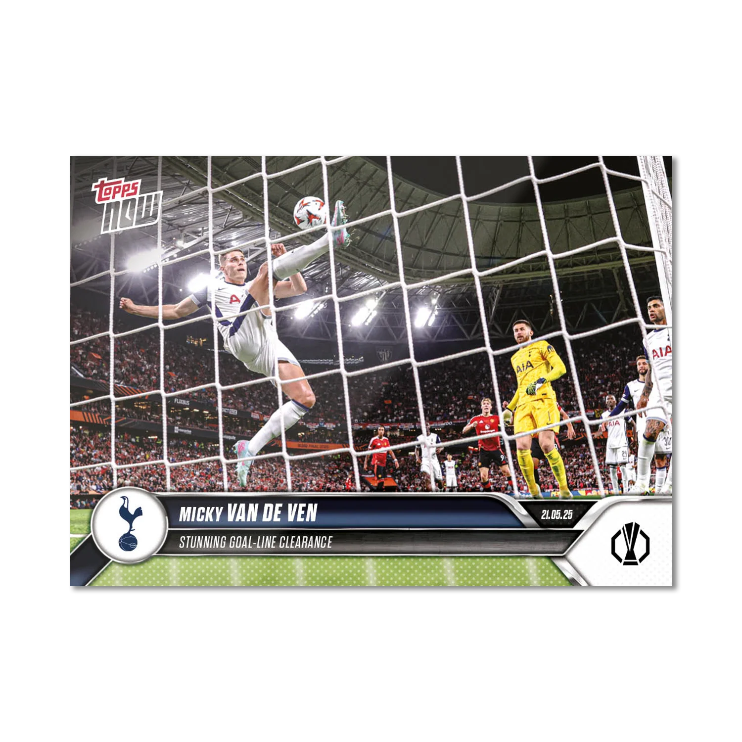 Micky van de Ven - 2024-25 UEL Topps NOW® Card 37