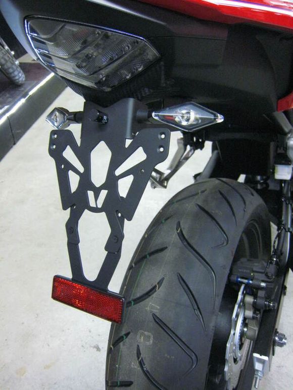 Bihr black license plate holderRef: BI00141A / 1067737