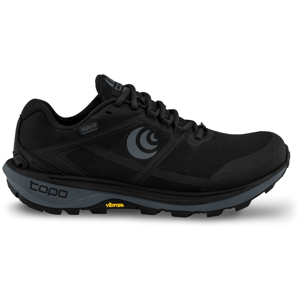 Topo Athletic Terraventure 4 Waterproof Trail Running Shoes Men - black/charcoal