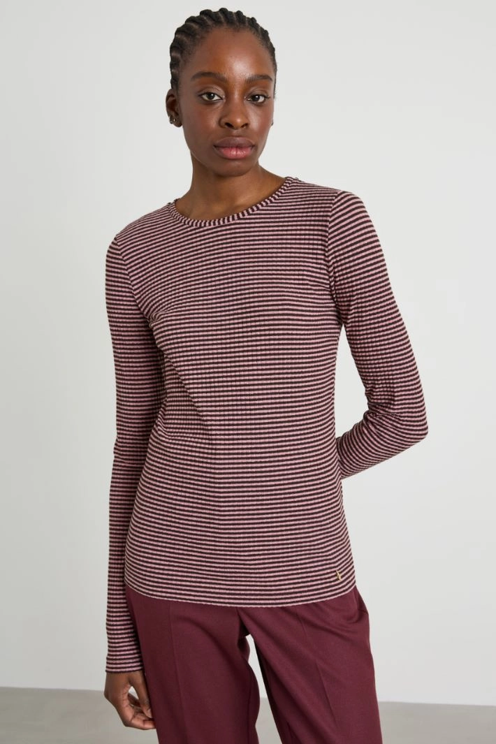 Semi-fitted T-shirt - PINK