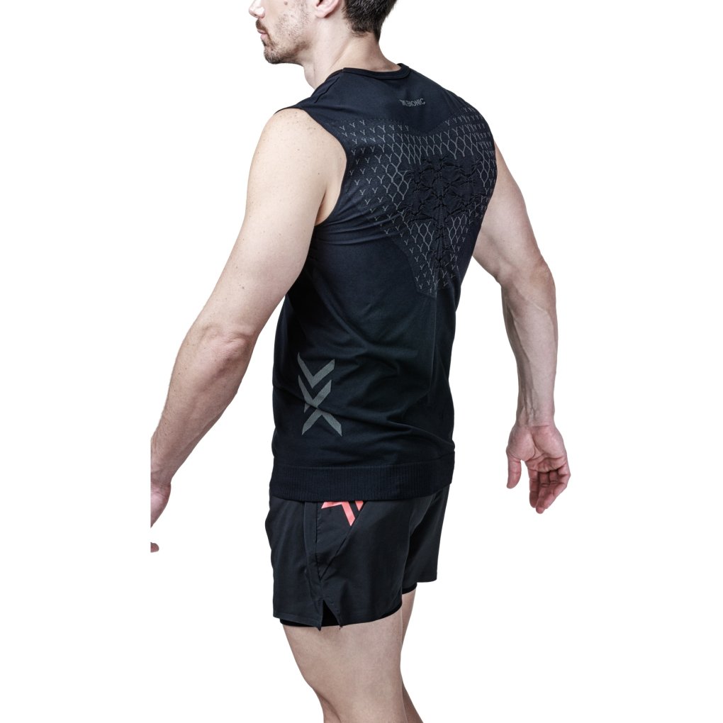 X-Bionic Twyce Run Singlet Men - black/charcoal