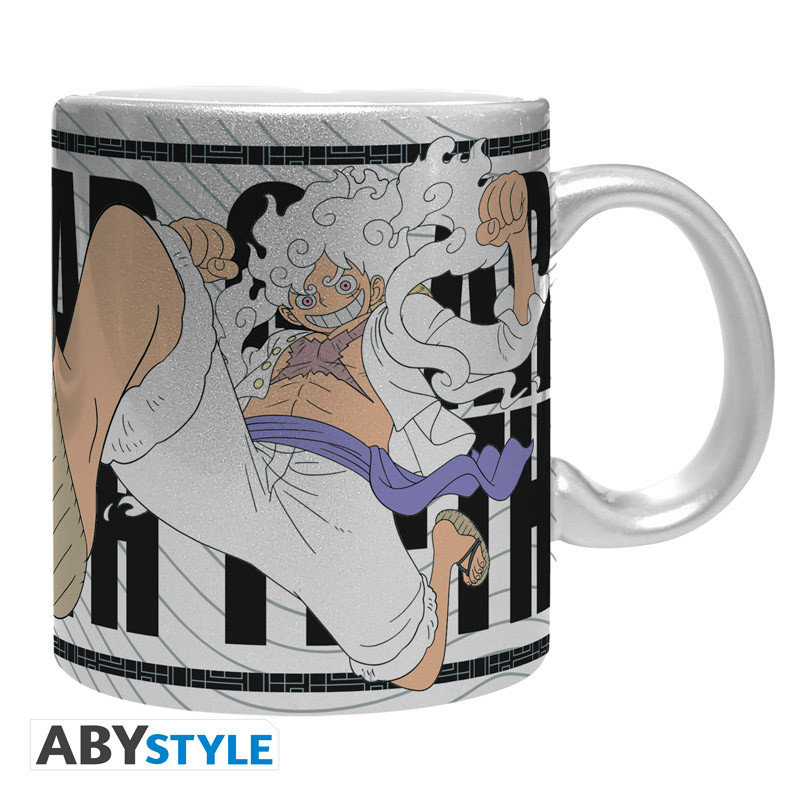 ONE PIECE Mug with silver finish Luffy Gear 5th
