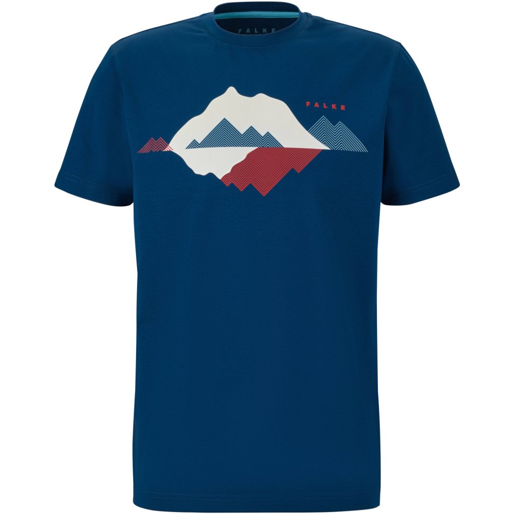 Falke TK Graphic T-Shirt Men - blue pond 6598 (38734)