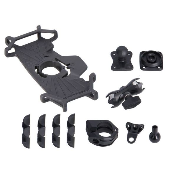 SW-MOTECH universal Smartphone holder with T LOCK Smartphone. For handlebars or rearview mirror Universal - BlackRef: swm0037 / gps.00.308.35600