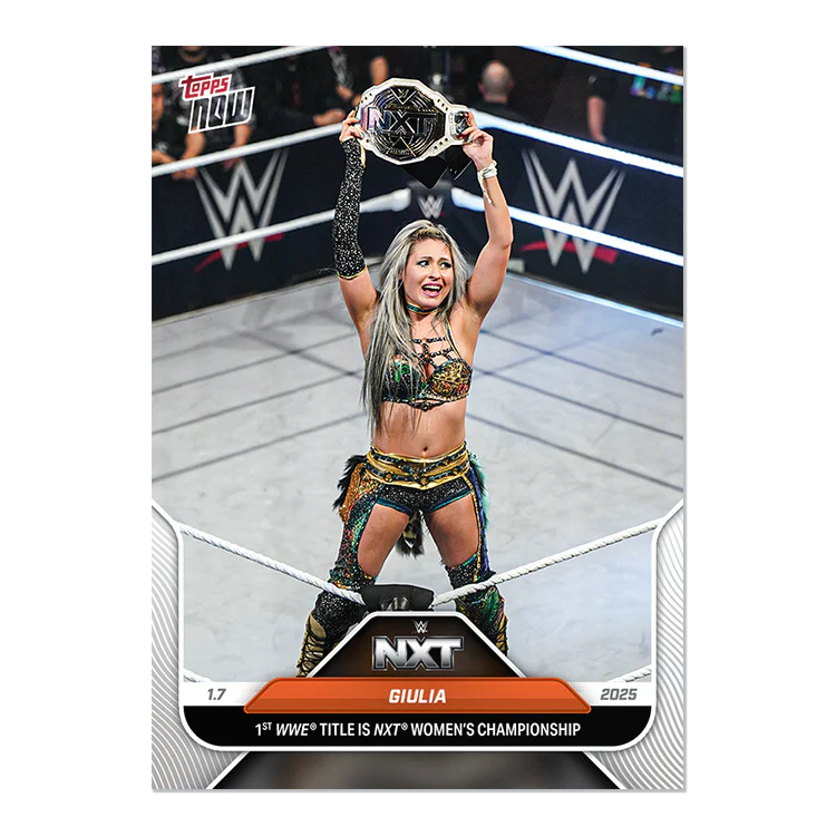 Giulia - 2025 WWE Topps NOW® Card 7