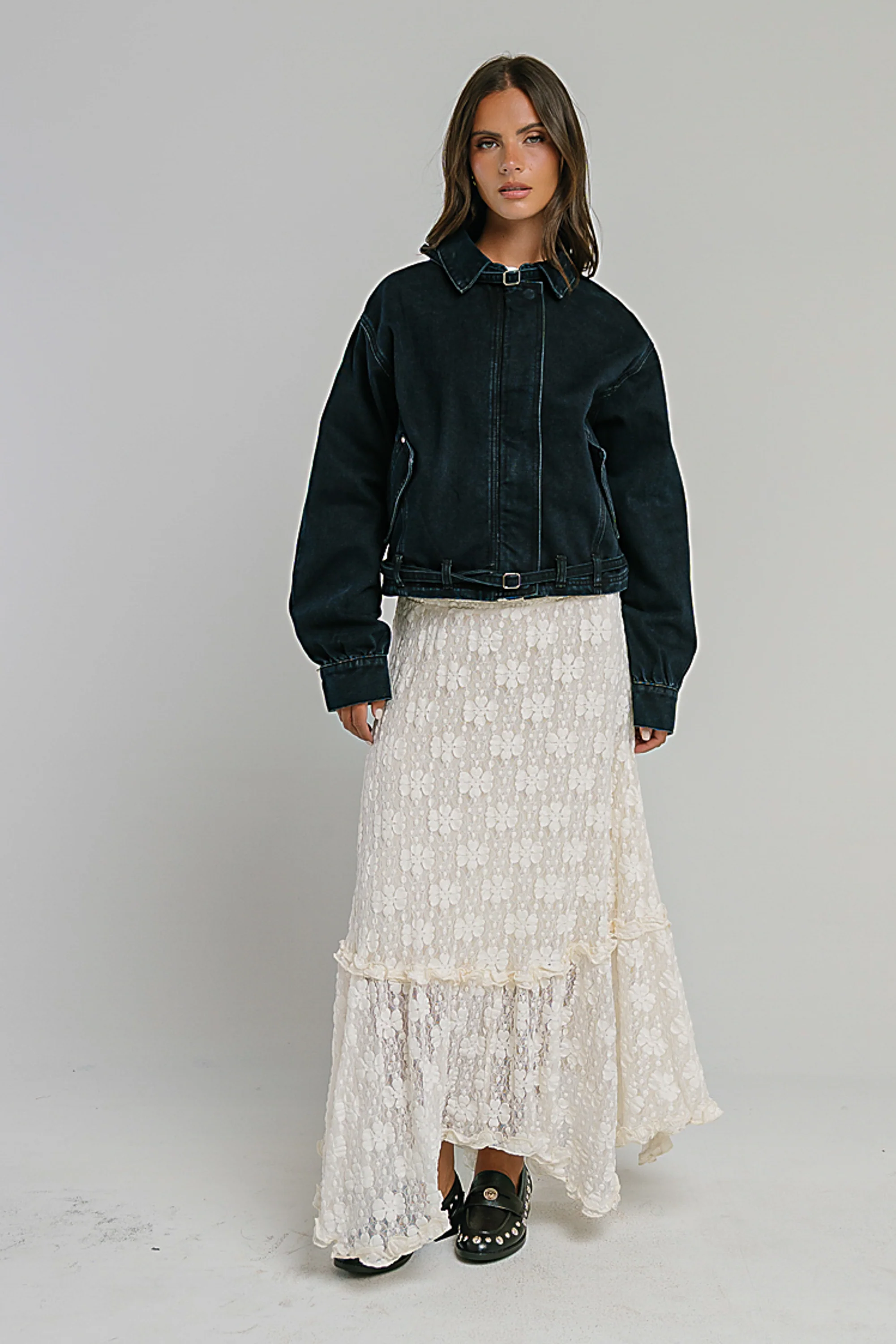 Jasmine Lace Maxi Skirt