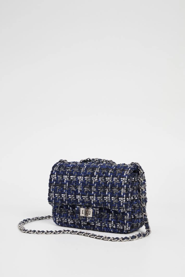 Tweed bag - BLUE