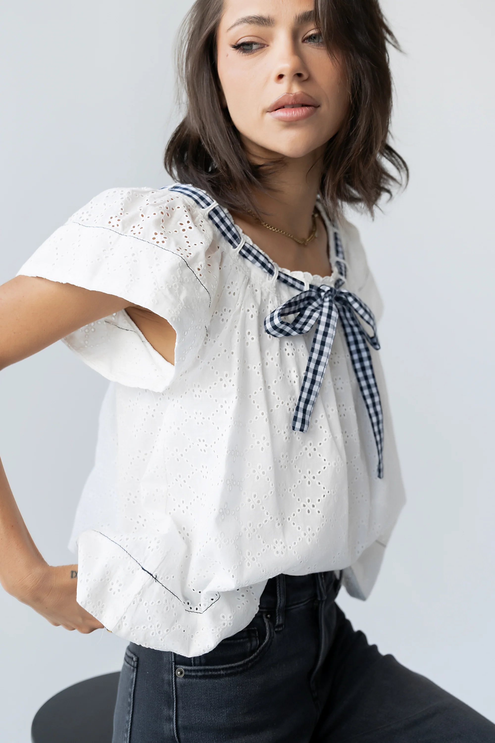 Margot Embroidered Blouse