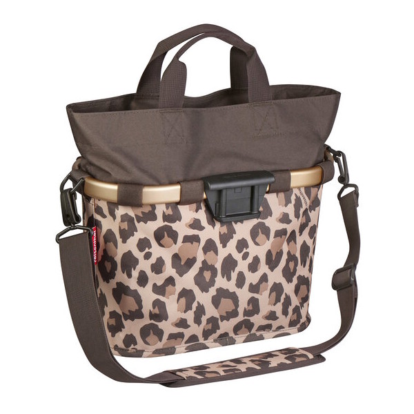 KLICKfix Reisenthel Oval 0309 Bikebasket - 12L - leo macchiato